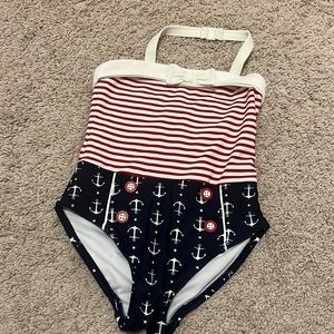 Little Girls one piece swimsuit